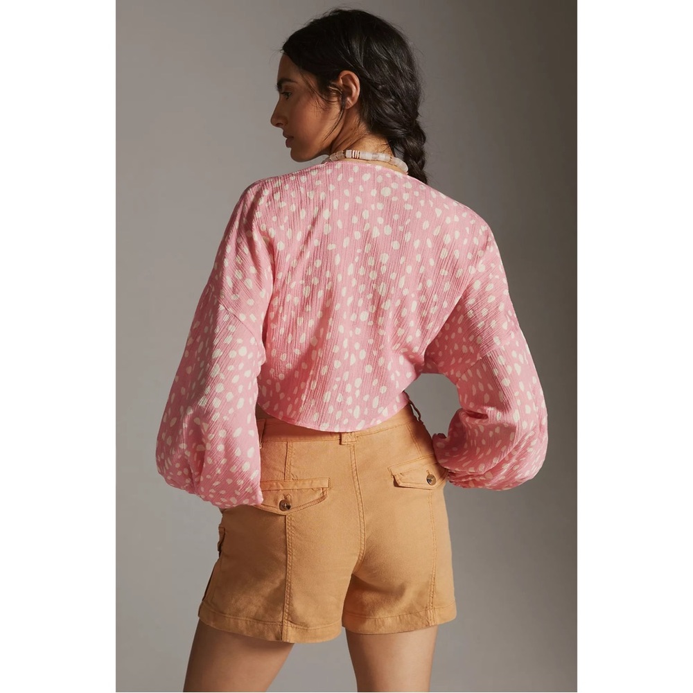 Anthropologie Tie-Front Cropped Kimono NWT - One Size - Picture 7 of 13
